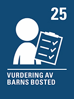 Artikkel 25 - Vurdering av barns bosted