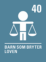 Artikkel 40 - Barn som bryter loven