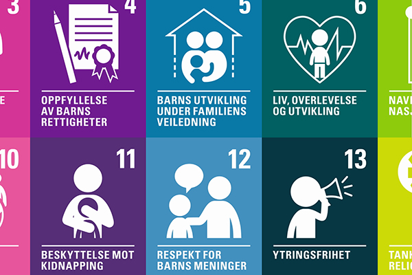 Undervisningsopplegg og aktiviteter om barnerettighetene