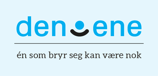 Den ene – én som bryr seg kan være nok. Logo