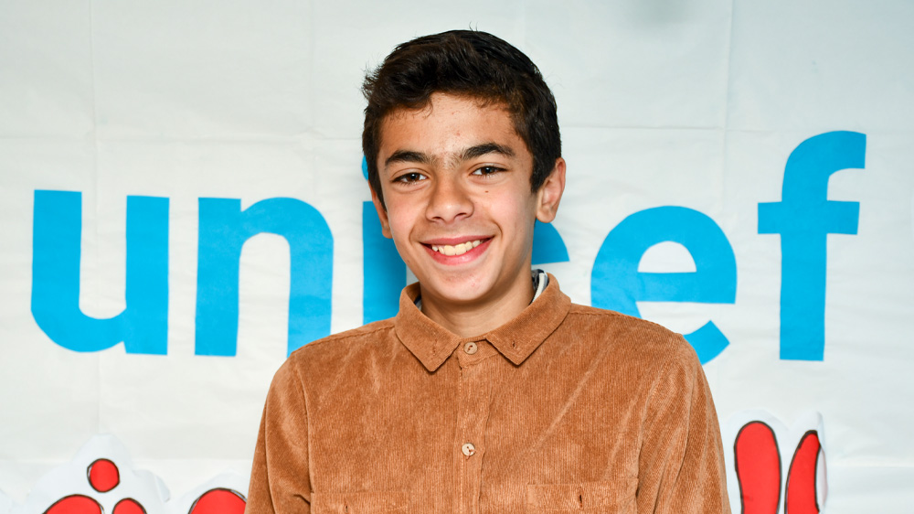 Mohammed på UNICEF-senter i Bseimeh, Syria