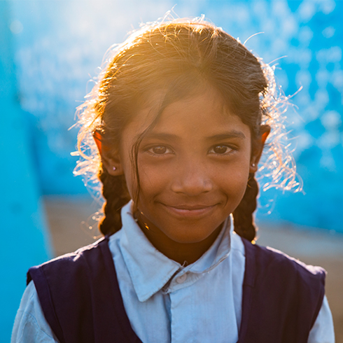 Jente fra India. FOTO