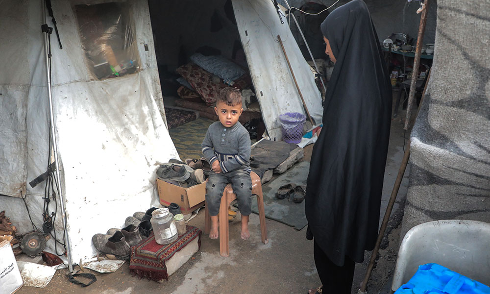 Liten gutt på krakk Gaza