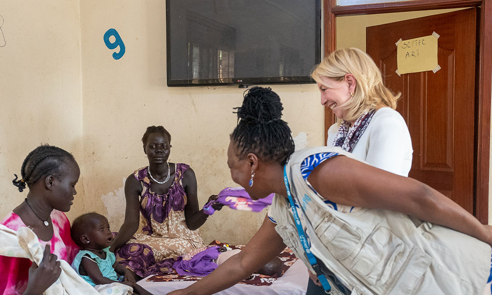 Catherine Russell i Sør-Sudan des 2025