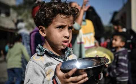 Sulten gutt i Gaza