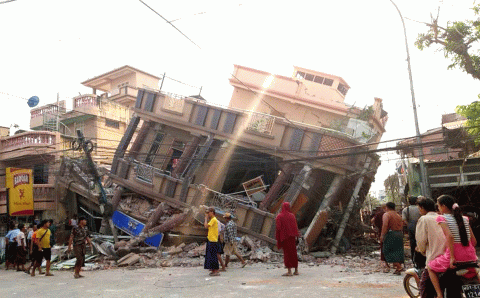 Jordskjelv 2025 Myanmar