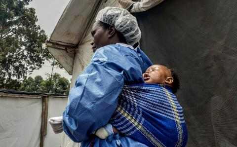 Ebola i DR Kongo mor og barn