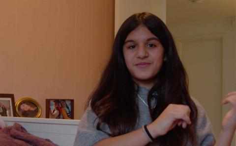 Yarin på rommet sitt i Lillestrøm