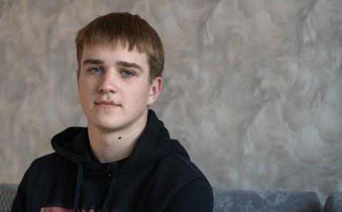 16 år gamle Tymofii fra Ukraina