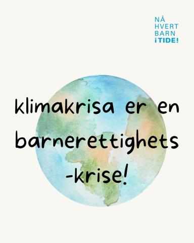Klimakrisa er en barnerettighetskrise
