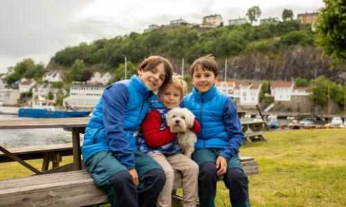 Barn i Arendal. FOTO