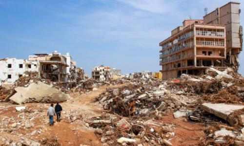 Flom i Libya 2023