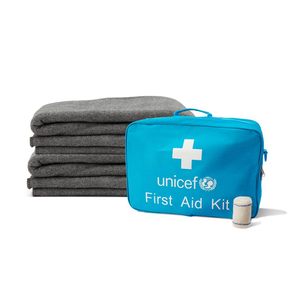 Innholdet i UNICEFS Verdensgave Nødpakke til barn i Ukraina