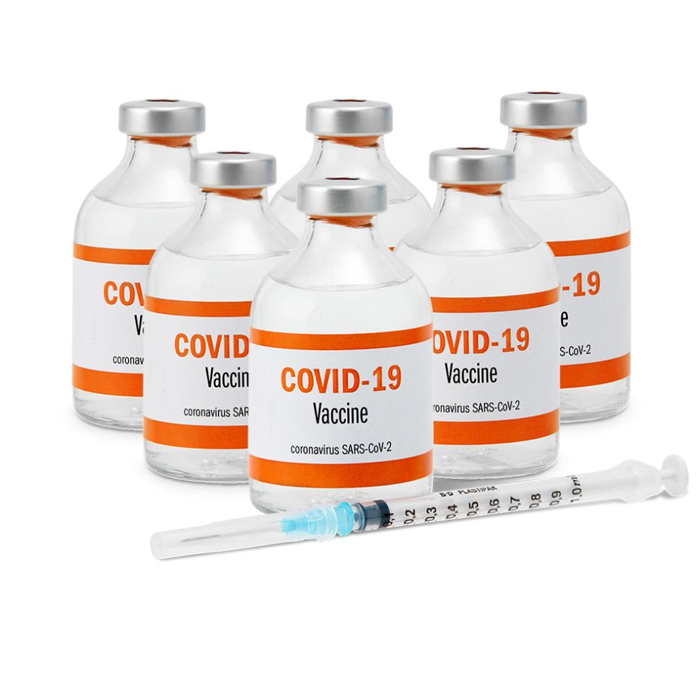 Innholdet i Verdensgaven Ekstra stor covid-19 vaksinepakke