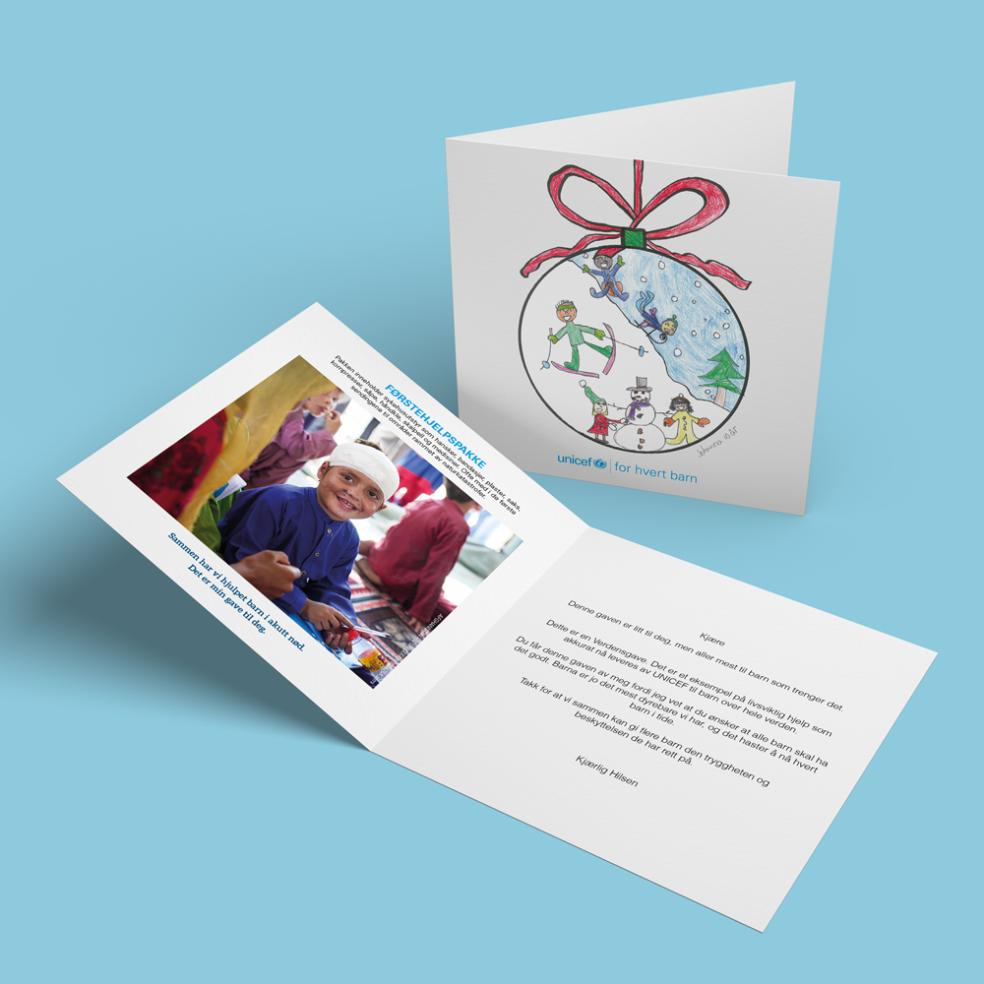 Fysisk gavebevis, førstehjelpspakke