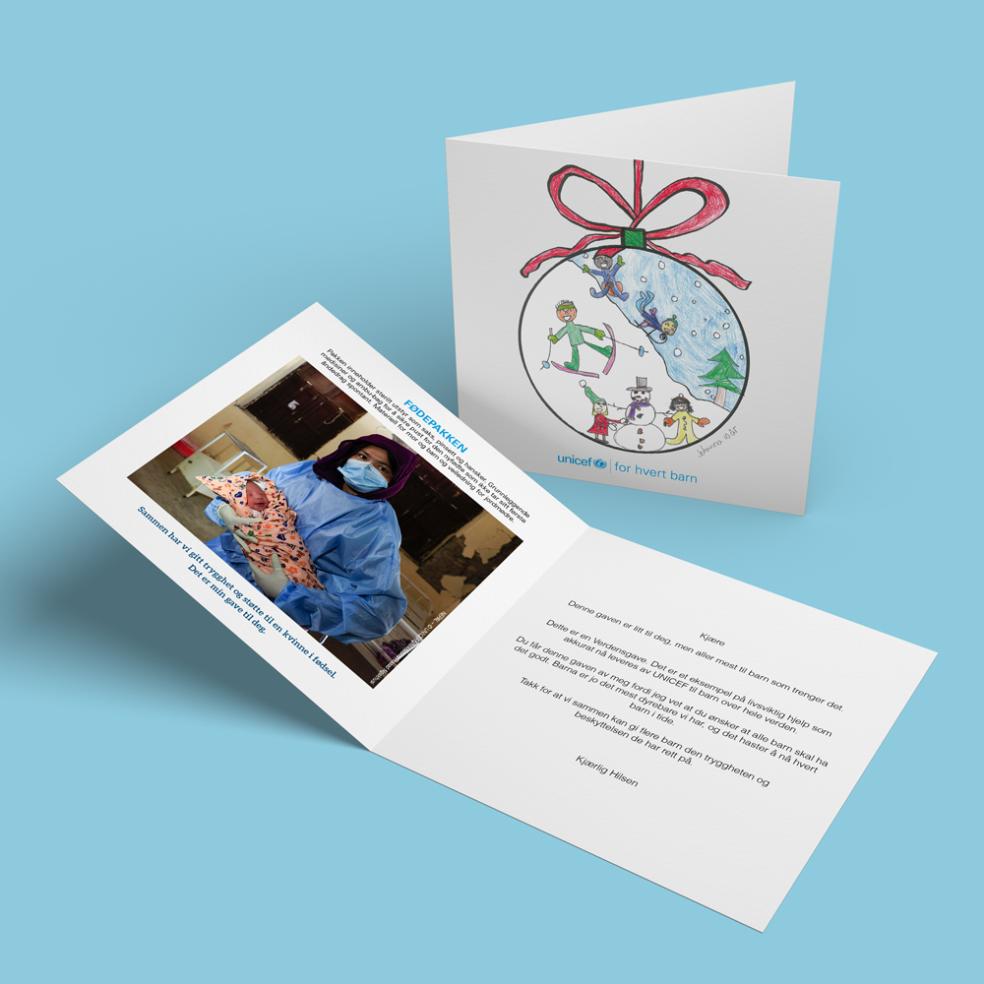 Fysisk gavebevis, fødepakke