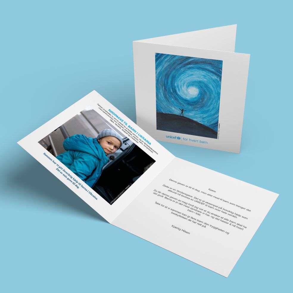 Forhåndsvisning av gavebeviset.