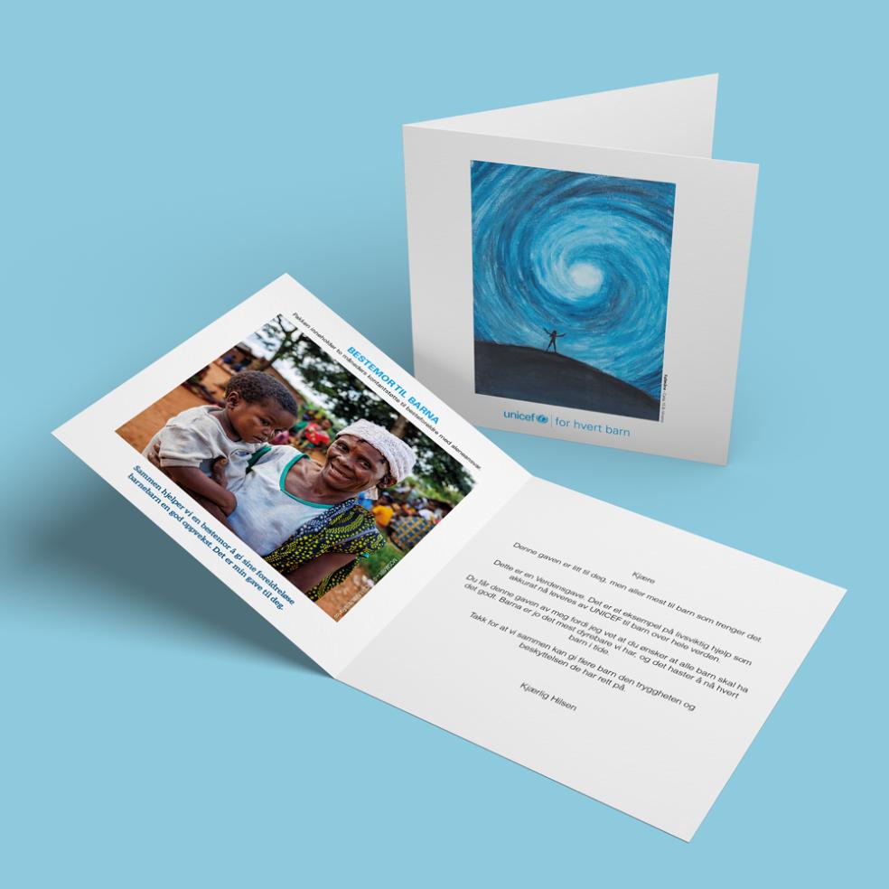 Forhåndsvisning av gavebeviset.