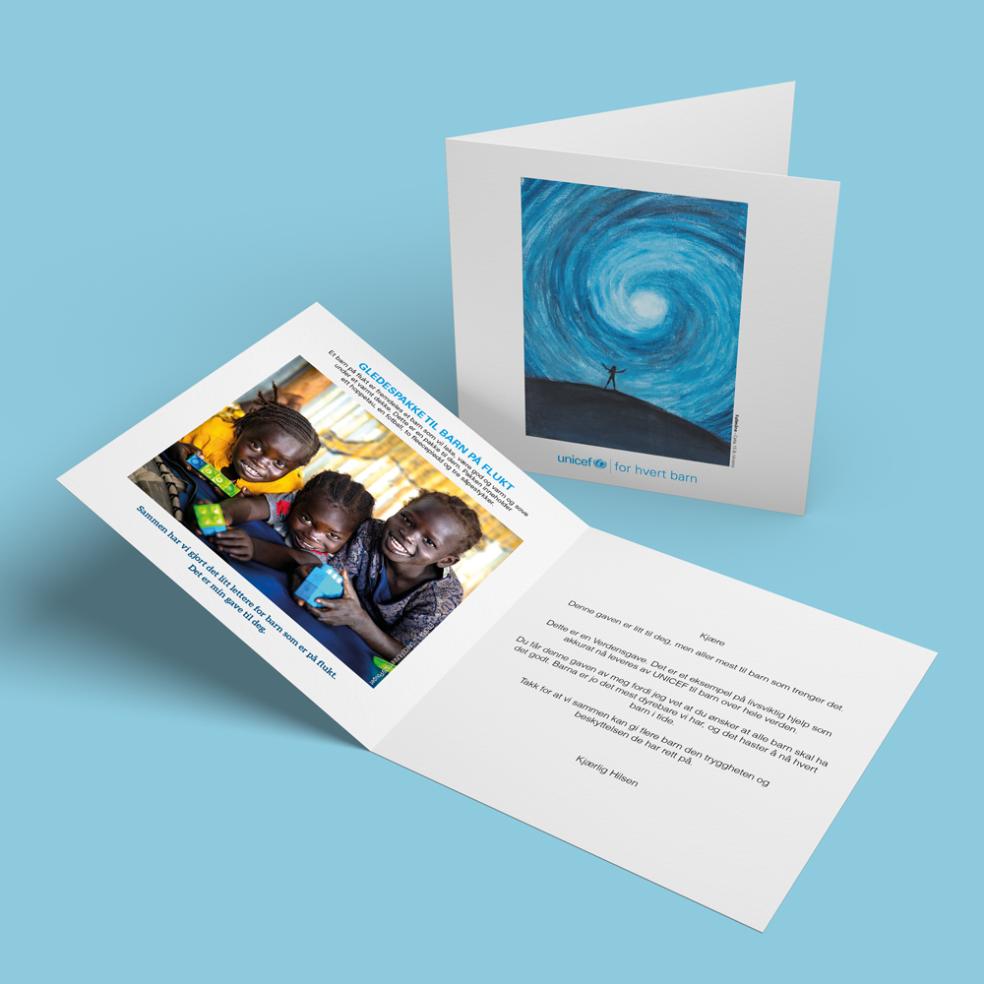 Forhåndsvisning av gavebeviset.