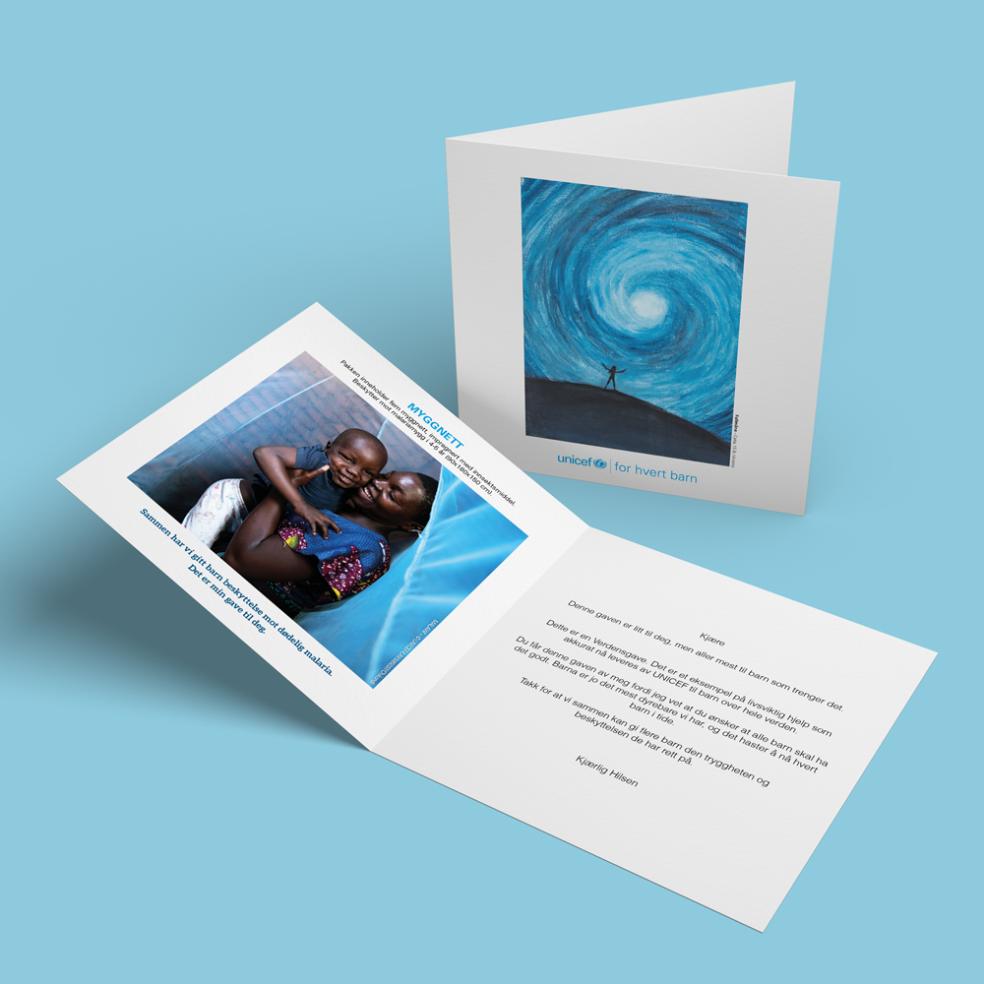 Forhåndsvisning av gavebeviset.