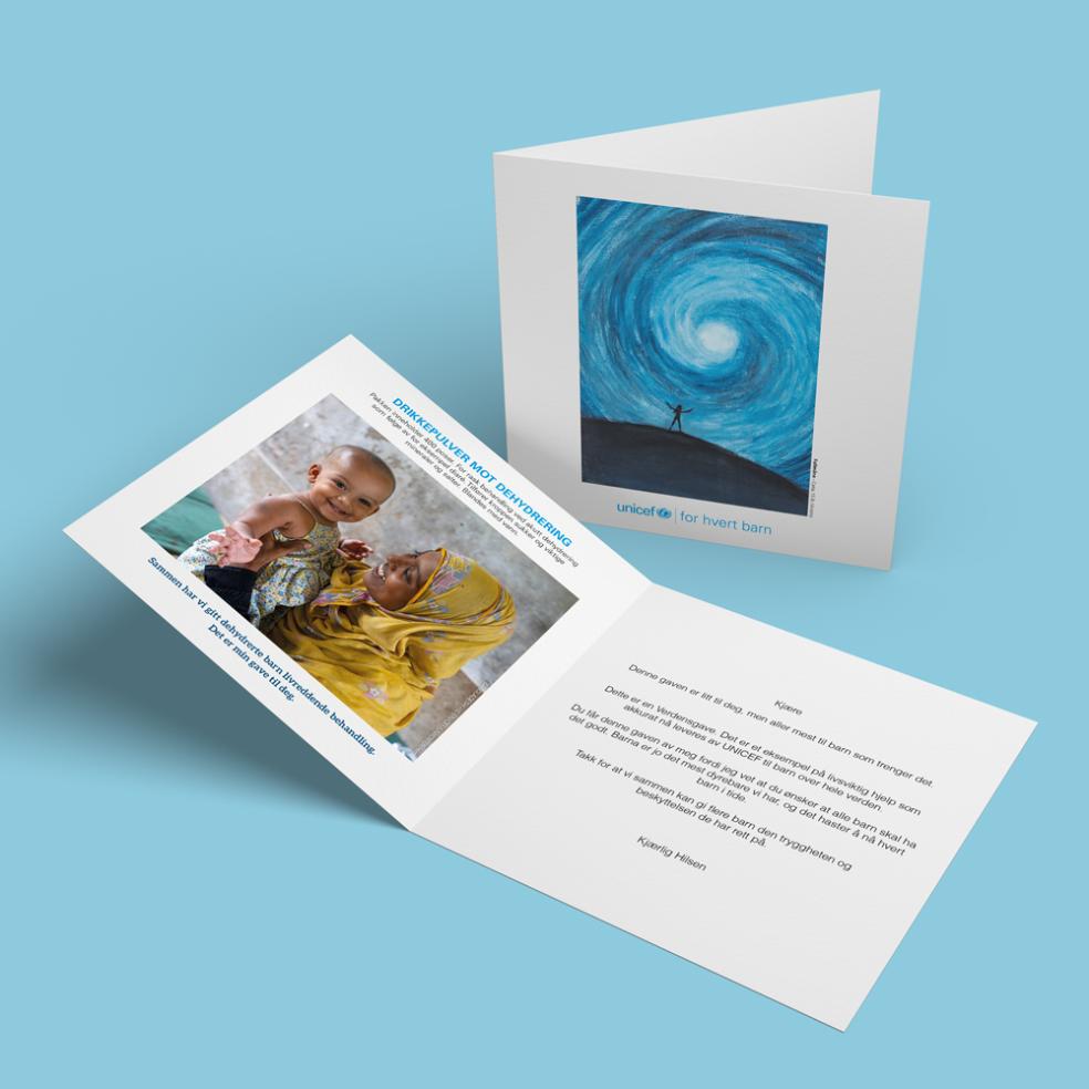 Forhåndsvisning av gavebeviset.