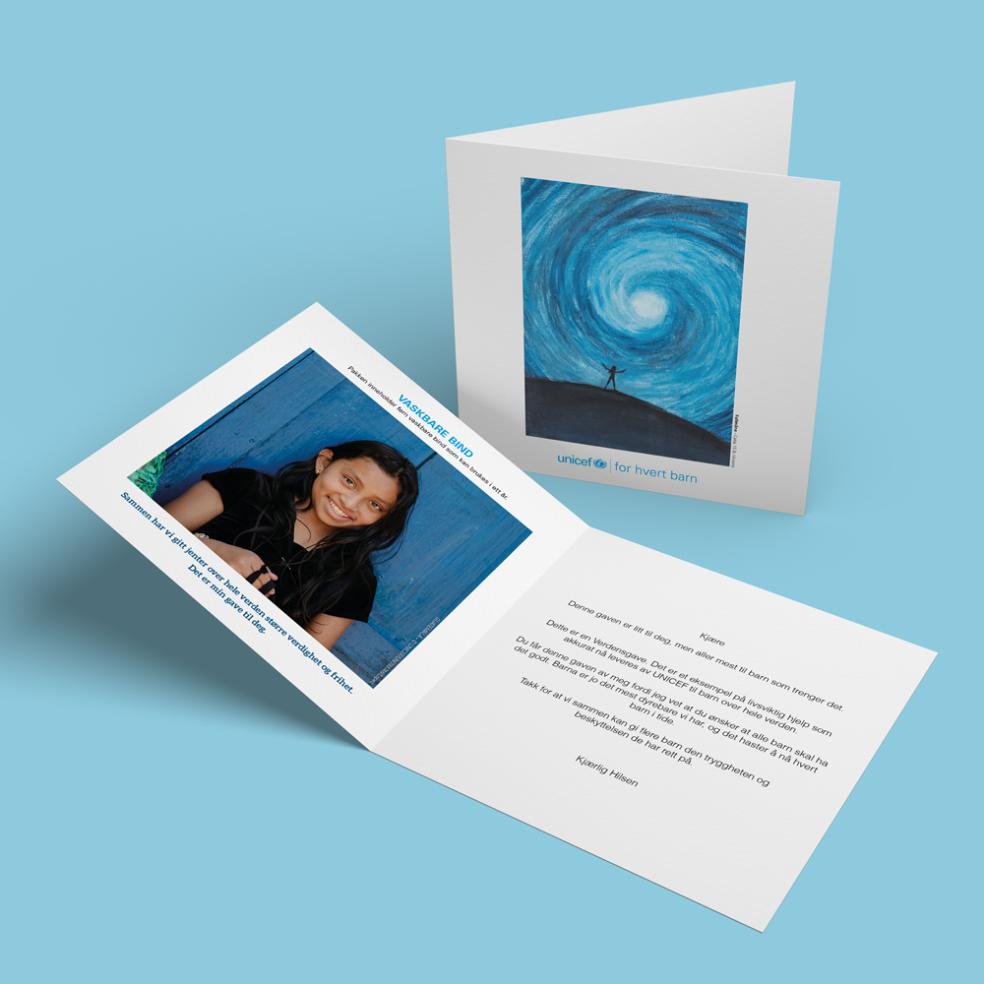 Forhåndsvisning av gavebeviset.