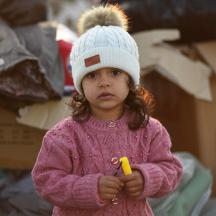 Jente rammet av jordskjelvet i Tyrkia og Syria februar 2023