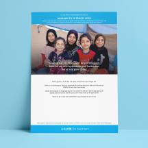 Digitalt gavebevis, nødpakke til barn i krig